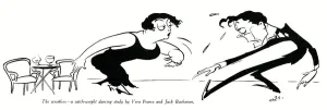 Caricature Prints: Jack Buchanan & Vera Pearce in Stand Up and Sing by Hynes