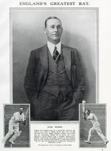 Playing Prints: Jack Hobbs (Sir John Berry Hobbs), English cricketer (1882-1963)