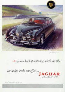 Drive Prints: Jaguar car advertisement