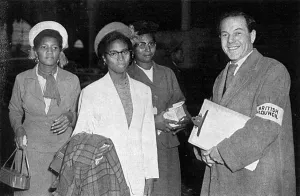 West Prints: Jamaican immigrants arriving in Britain
