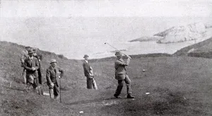 Course Prints: James Braid on the golf links at Lee (Devon)