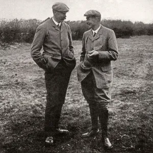 Links Prints: James Braid and Harry Vardon