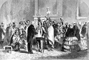 Images Dated 8th July 2004: James Buchanan welcoming native American Indians into the Wh