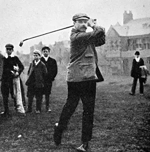 Amateur Prints: James Robb, Winner of the Golf Amateur Championship, 1906