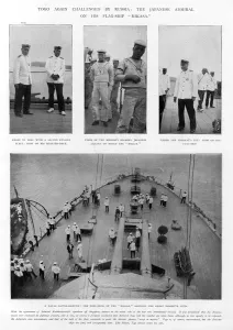Russo Prints: The Japanese Admiral Togo onboard Mikasa