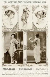 European Prints: Japanese influene in womens clothing 1913