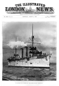 Warships Prints: Japanese warship Yoshino Kan, 1894
