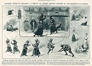 Chivalry Prints: Japanese ways of chivalry: a display of ancient fighting methods by the Budokwai in London at the Aeolian Hall