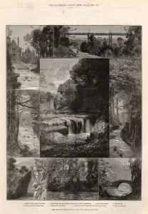 Park Prints: Jesmond Dene public park, Newcastle-upon-Tyne