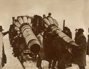 Snowing Prints: Jets to clear snow drifts in Wales in 1947
