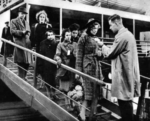 Jewish Prints: Jewish Refugee Children Arriving in Harwich, 1938