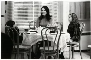 Industry Prints: Joan Bakewell with her two children 1969