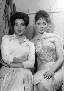 Sisters Prints: Joan and Jackie Collins 1950s