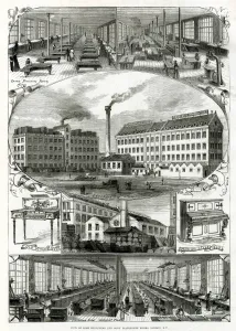 Manufacturer Prints: John Brinsmead & Sons Pianoforte works 1883