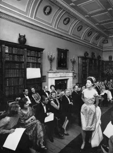 Modelling Prints: John Cavanagh fashion show at Bowood, 1965