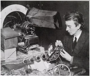 Baird Prints: John Logie Baird transmitting a moving picture 1926