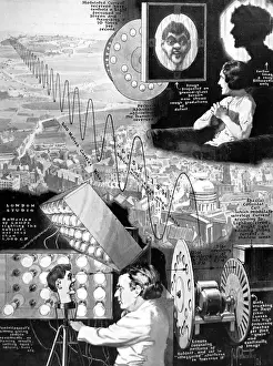 June Prints: John Logie Bairds experiment, showing how television transm