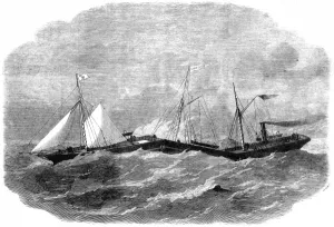 Trip Prints: The Jointed Iron Steam-ship Connector, 1863