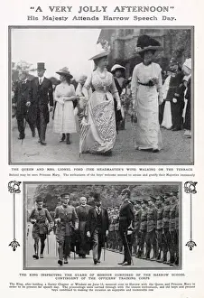 Public Prints: A Very Jolly Afternoon - his majesty King George V attends Harrow School Speech Day