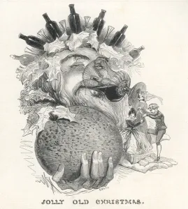Customs Prints: Jolly Old Christmas