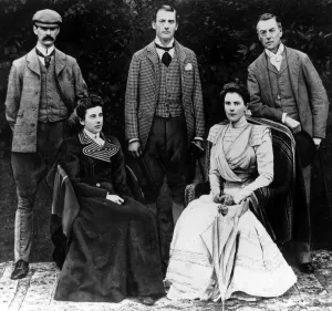 Chamberlain Prints: Joseph Chamberlain and Family at Highbury, 1889