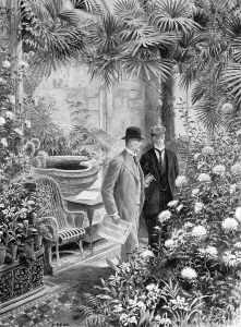 Head Prints: Joseph Chamberlain in his orchid-house