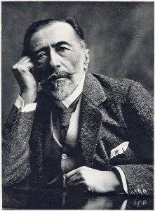 Born Prints: Joseph Conrad (1857 - 1924), Polish-born writer. Date: 1922