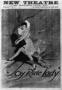 Legs Prints: The Joy Ride Lady - a theatre poster banned on the Tube