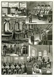 Manufacturer Prints: J.s Fry and Sons Cocoa and chocolate works, Bristol 1884