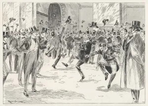 Stock Prints: Jubilant Stockbrokers