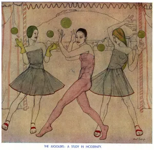 Grace Prints: The Jugglers by Averil Burleigh