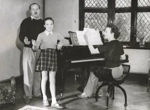Playing Prints: Julie Andrews with mother and step-father, Starlight Roof
