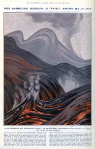 May17 Prints: Jupiters Sea of Lava by Scriven Bolton