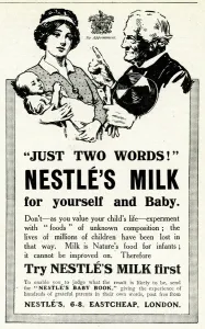Infants Prints: Just two words! Nestles Milk 1915