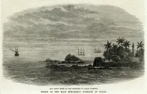 Rocks Prints: Kadir Rocks, Sri Lanka, 1871