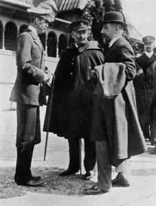 Norway Prints: Kaiser Wilhelm II with King Haakon of Norway