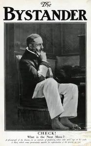 Planning Prints: Kaiser Wilhelm II on his yacht at Kiel, Germany