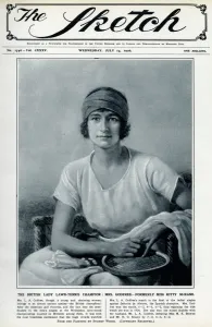 Championships Prints: Kathleen McKane British single lawn-tennis