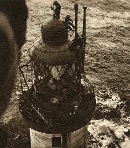 Storm Prints: Three keepers trapped on Eddystone lighthouse, Plymouth