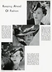 Straw Prints: Keeping ahead of fashion 1937