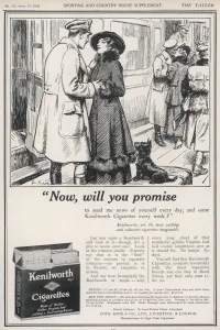Departure Prints: Kenilworth Cigarettes ad, World War I