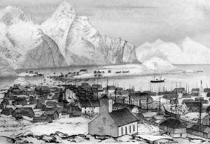 Fishing Prints: Kenningsvaer, Lofoten Islands, Norway 1896
