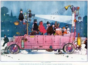Travel Prints: The Kinecar by William Heath Robinson
