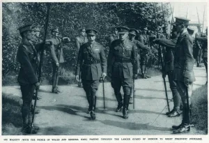 Greet Prints: King at the Front 1916