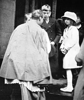 18th Prints: King Alberts Fete day: The royal Belgian children at Westmi
