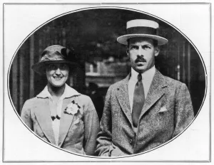 Secret Prints: King Alexander I of Greece and his wife