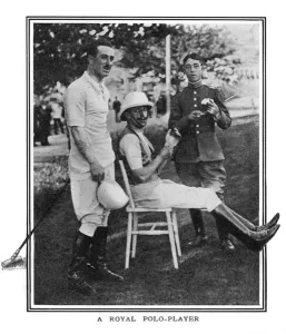 Sportsman Prints: King Alfonso XIII as a polo player, 1915