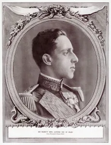 Spain Prints: King Alfonso XIII of Spain (1886 - 1941), also known as El Africano or the African