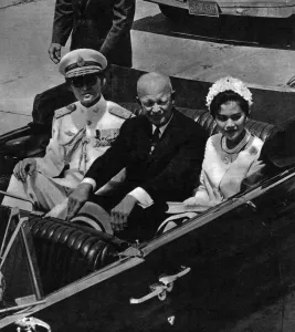 Eisenhower Prints: King Bhumibol Adulyadej and Queen Sirikit in the USA