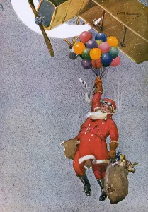 Aeroplane Prints: How King Christmas Comes by C. E. Bernard